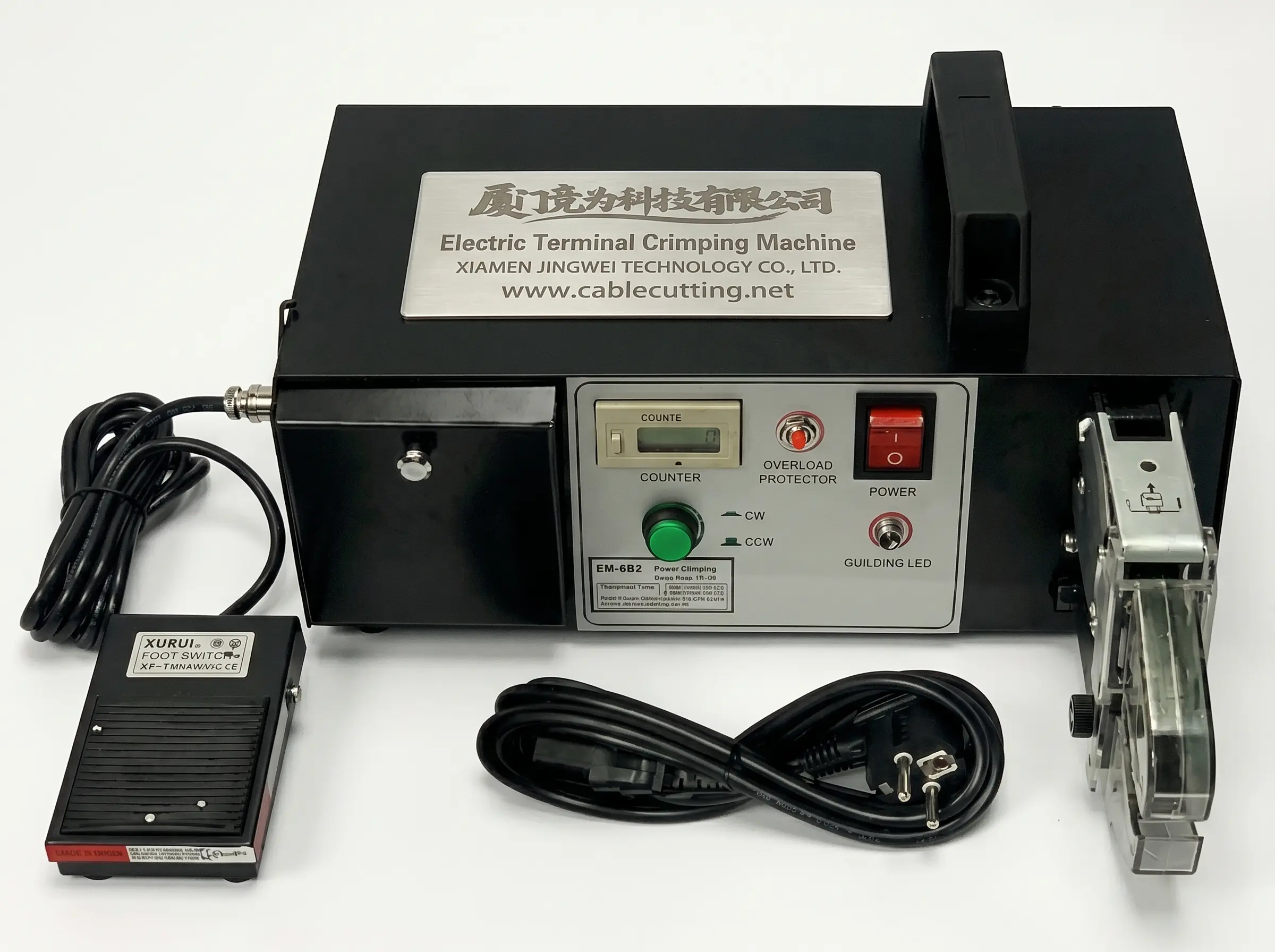 Elektryczna maszyna do zaciskania końcówek EM-6B1 – precyzja i wydajność od JINGWEI