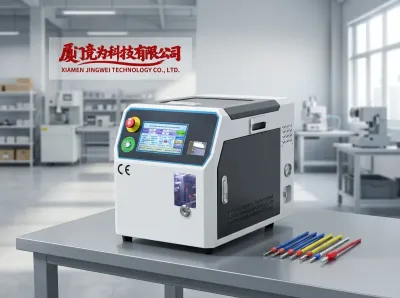 Automatyczna maszyna do zdejmowania izolacji i zaciskania tulejek z funkcją skręcania JW-0.3-16MM2 - Półautomatyczna zagniatarka