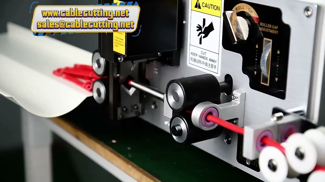 Elektryczna maszyna do cięcia i zdejmowania izolacji kabli 0,1-10mm²