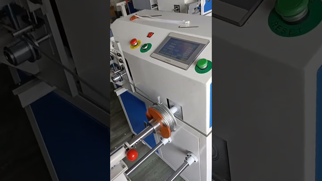 Automatyczna maszyna do cięcia, sortowania i zwijania lin stalowych 1-5mm – liczenie metrów i precyzyjne pakowanie