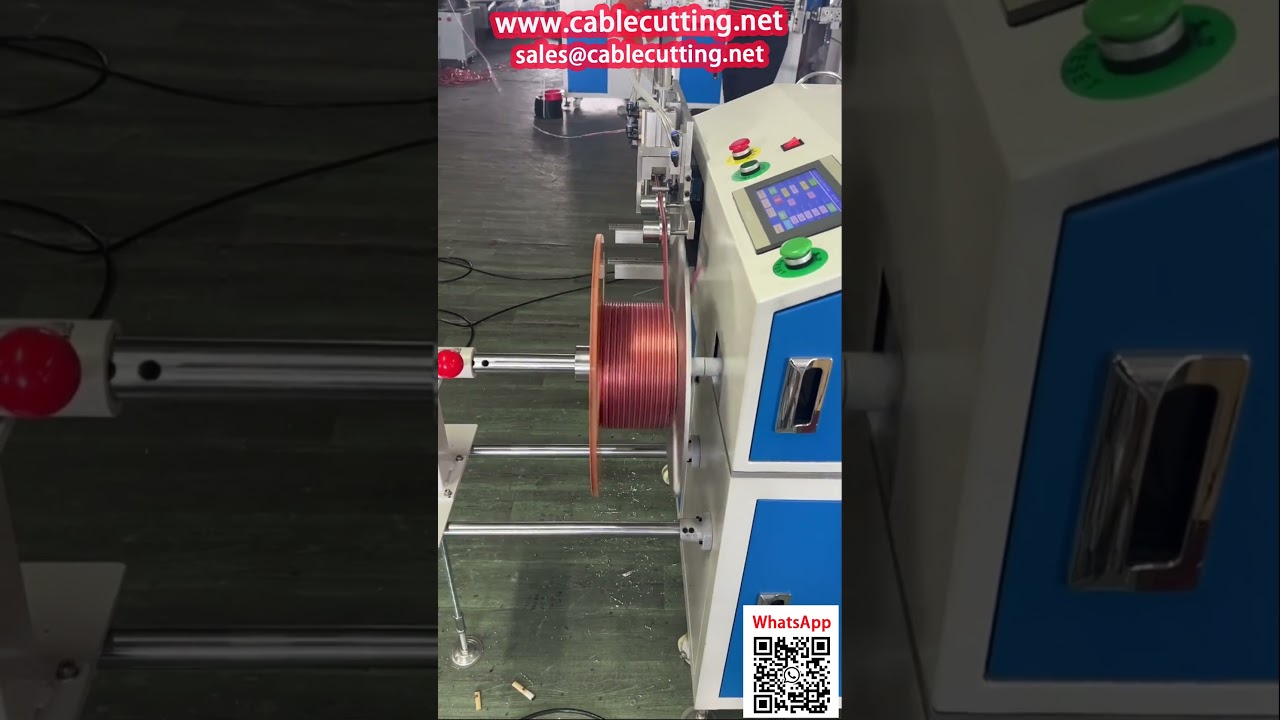 Automatyczna nawijarka i licznik do podwójnych płaskich kabli audio