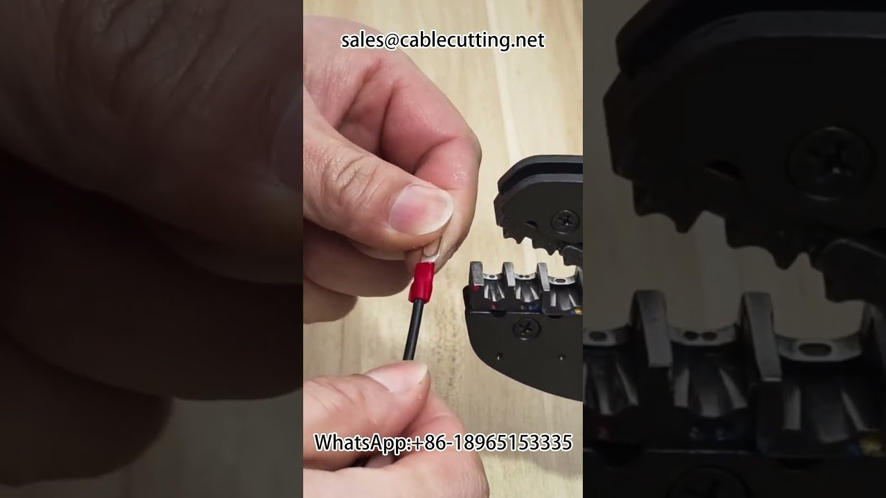 Elektryczna zaciskarka do końcówek – zaciska wszystkie typy złączy #Automatyka
