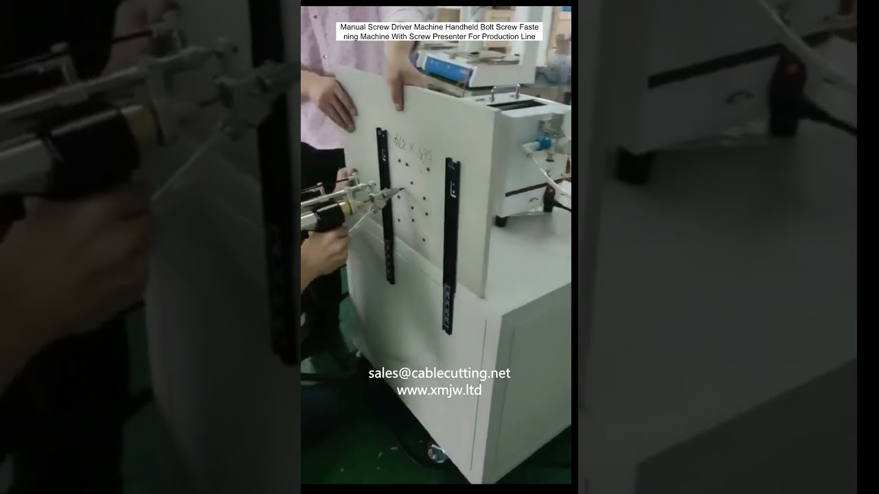 Ręczna maszyna do wkręcania śrub z podajnikiem śrub do montażu produktów