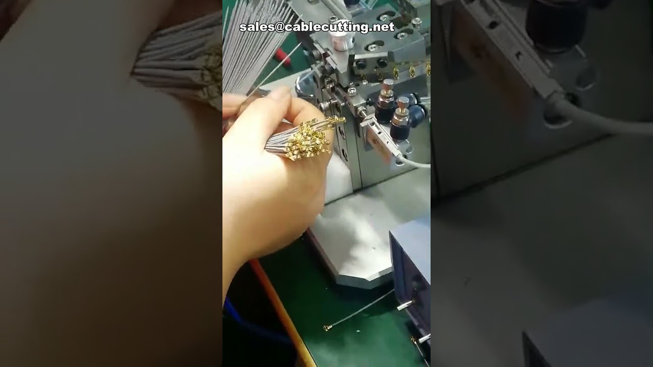 Automatyczna Zaciskarka do Kabli Koncentrycznych IPEX, Zaciskarka do Terminali, Zaciskanie Kabli Koncentrycznych