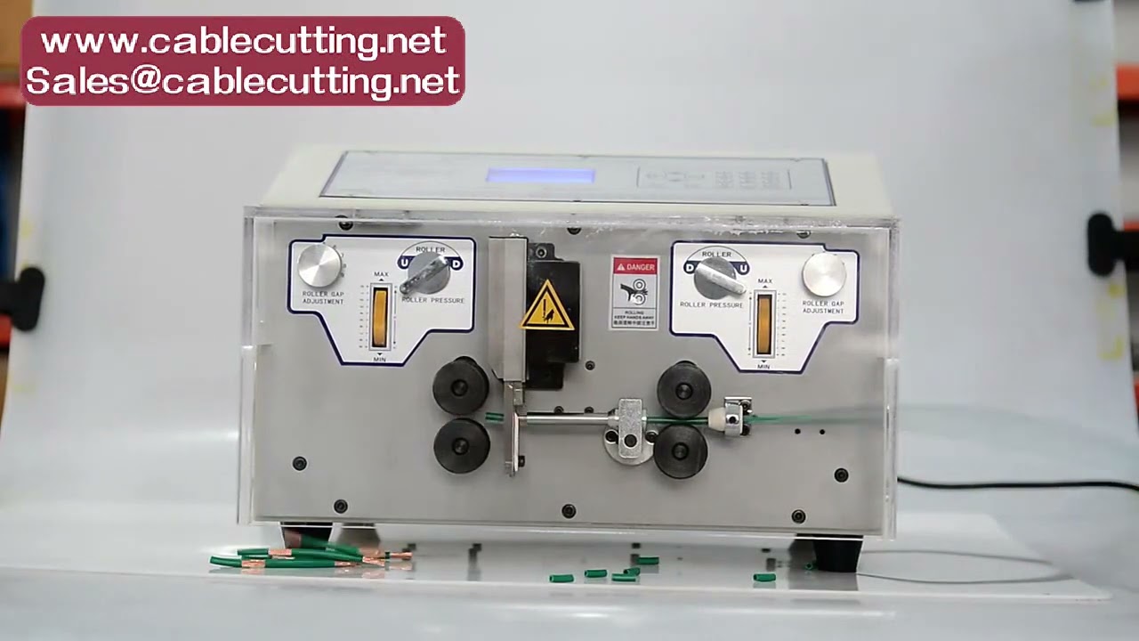 Automatyczna maszyna do ściągania izolacji 300W – precyzyjne cięcie i obieranie przewodów 0,1-8 mm² i 0,1-10 mm²