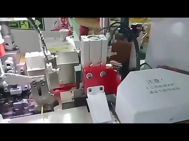 W pełni automatyczna dwugłowicowa zaciskarka do przewodów elektronicznych