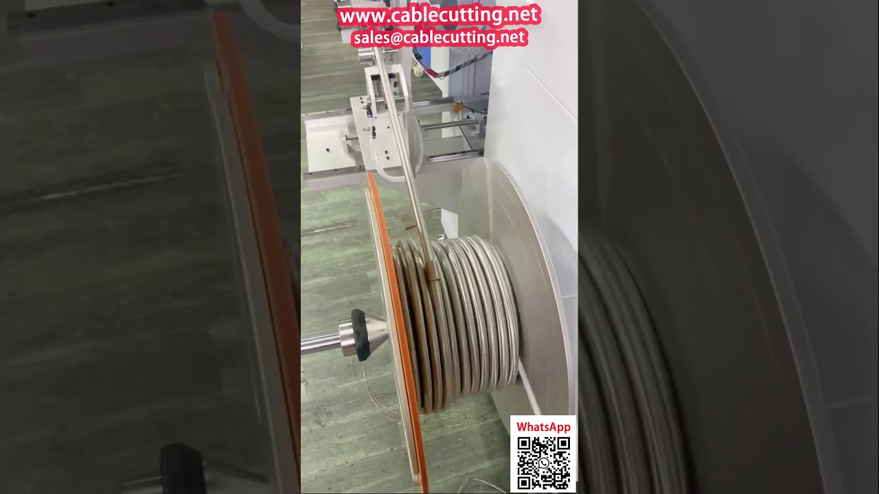 Automatyczna maszyna do nawijania węży metalowych z licznikiem – idealna do łazienki i instalacji