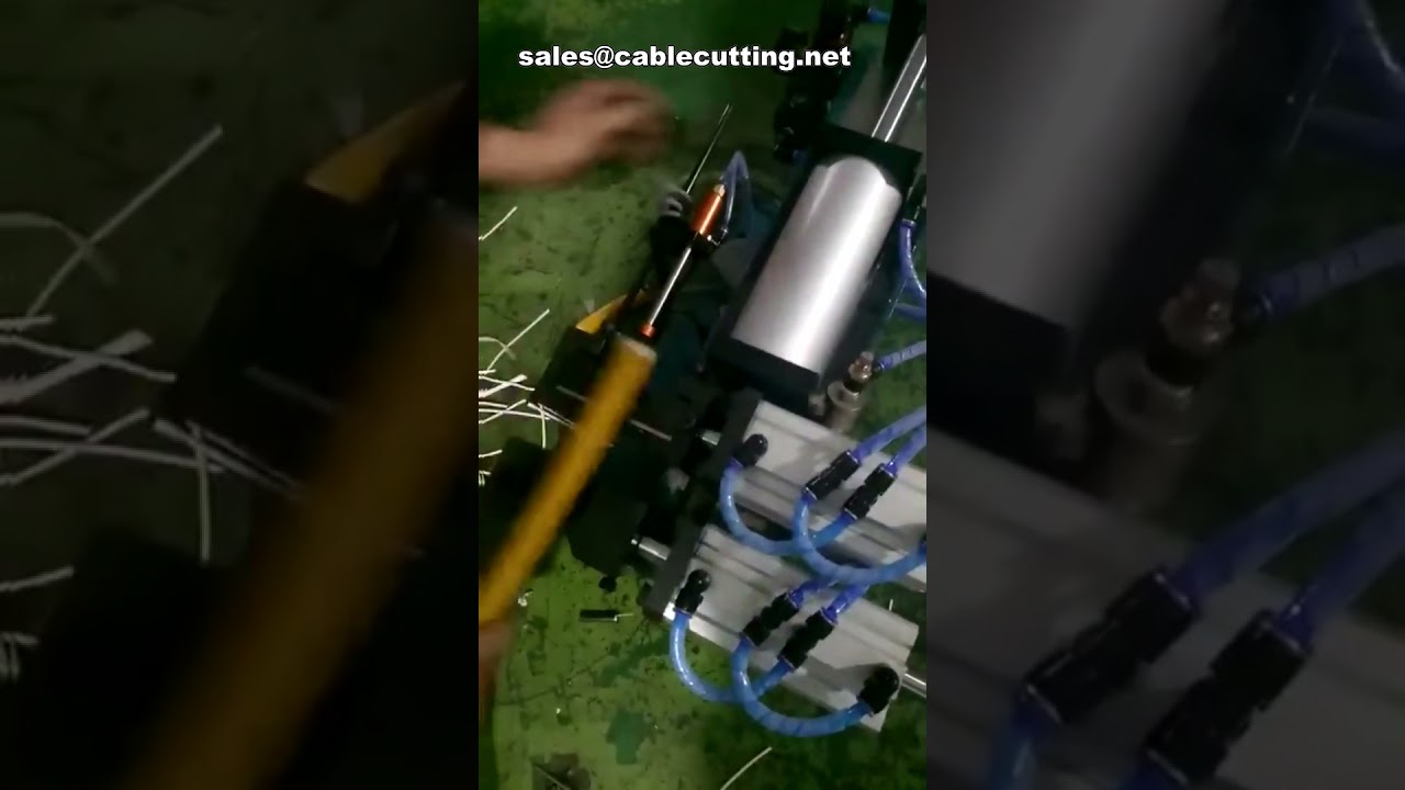 Maszyna do ściągania izolacji kabli gazowo-elektryczna – do przewodów wielożyłowych i grubych (średnica do 20 mm)