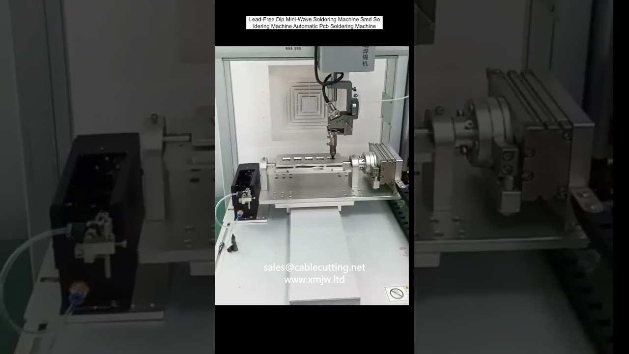 Bezołowiowa Mini Maszyna do Lutowania Falowego Dip | Automatyczne Lutowanie SMD i PCB