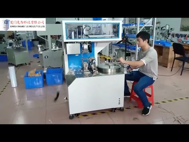 Maszyna do wiązania zwojów kabli i przewodów z silnikiem elektrycznym