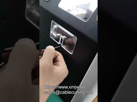 Automatyczna maszyna do zdejmowania izolacji i zaciskania tulejek – 0,5mm² do 2,5mm²
