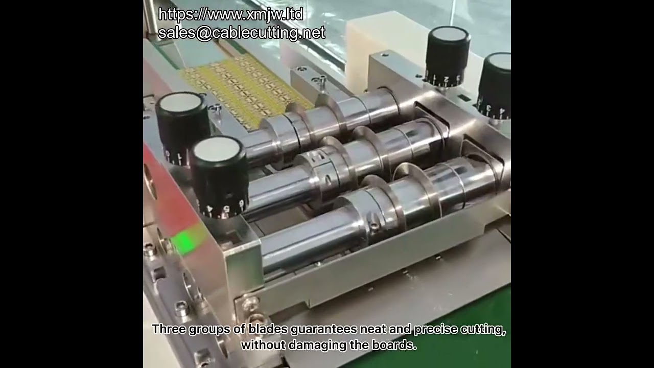 Wieloostrzowa Maszyna do Rozdzielania Płytek PCB FR4 i LED z V-Nacjami