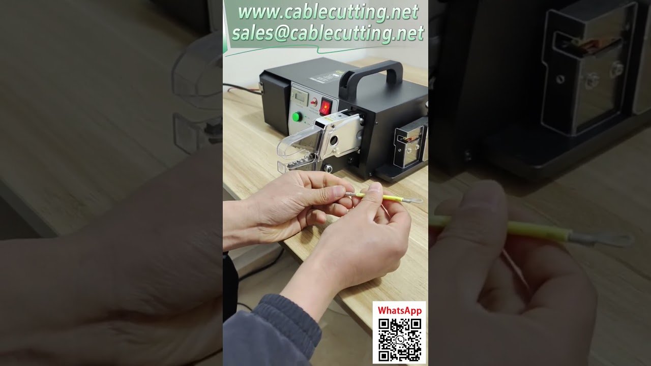 Zaciskarka elektryczna 3w1 – zdejmowanie izolacji, cięcie i zaciskanie końcówek w jednym urządzeniu
