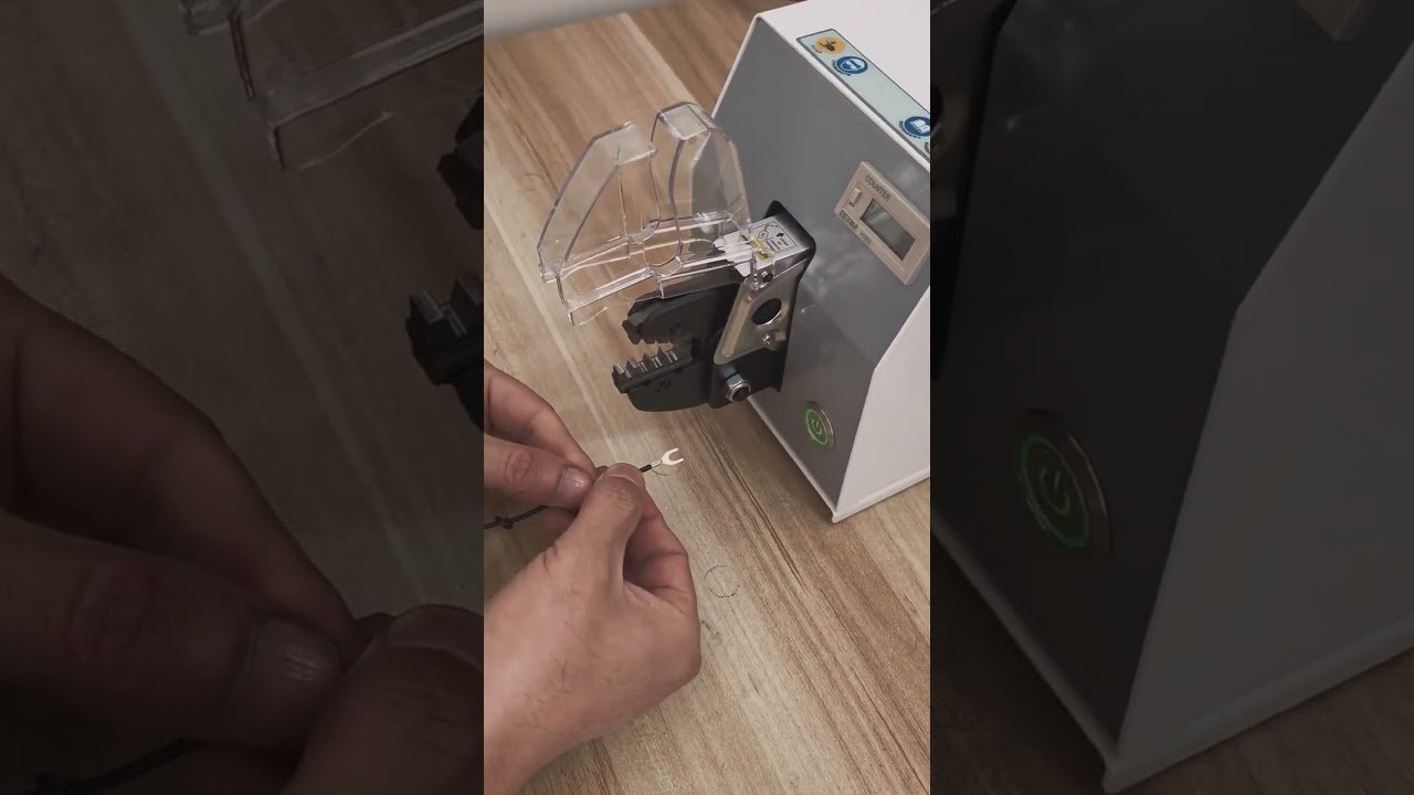 Zaciskarka Elektryczna 20EC do Terminali UT0-5 - Automatyka Fabryczna #maszyna #fabryka