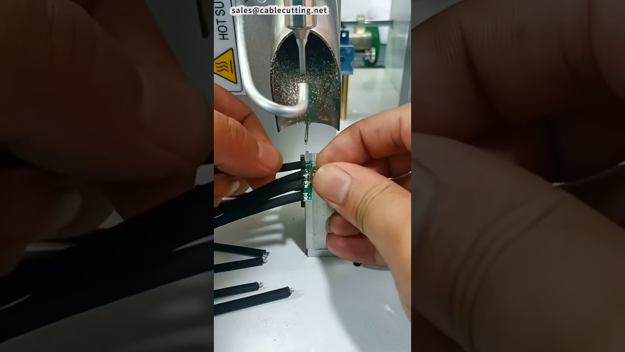 Półautomatyczna lutownica do precyzyjnego spawania gałęzi powerbanków – wydajność i precyzja