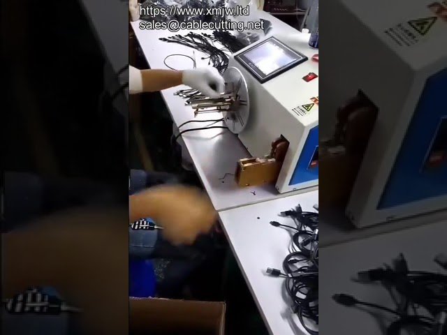 Automatyczna maszyna do wiązania i zwijania kabli miedzianych