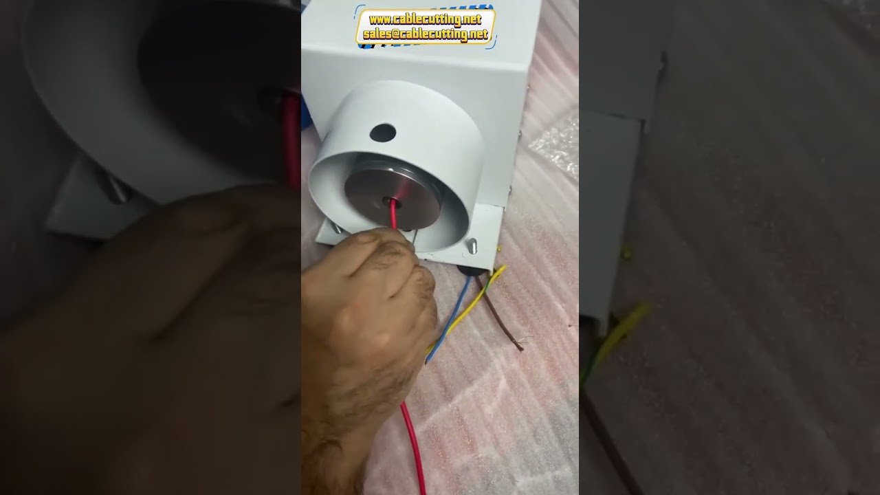 Maszyna do odizolowywania i skręcania przewodów elektrycznych z silnikiem – drut miedziany 0,1-4,5 mm