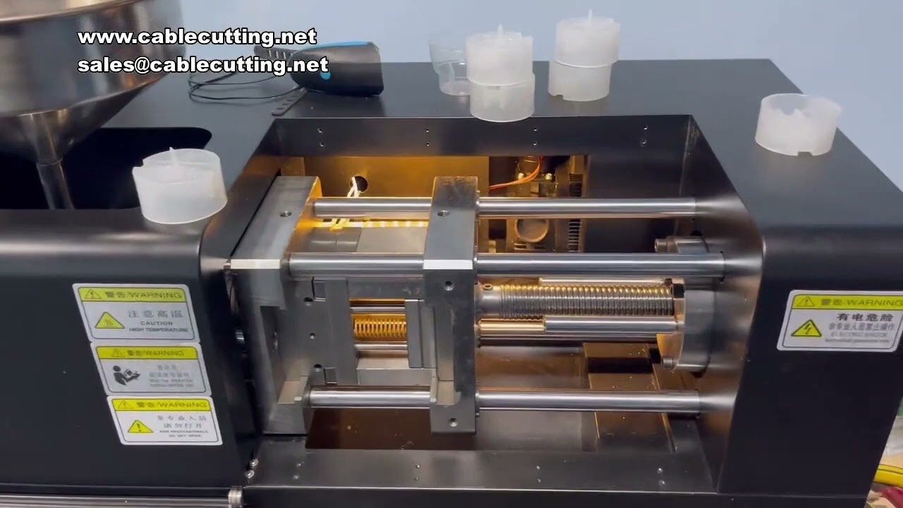Mini wtryskarka stołowa 4T 0,5KW 220V - Skok 100mm do przetwórstwa tworzyw sztucznych