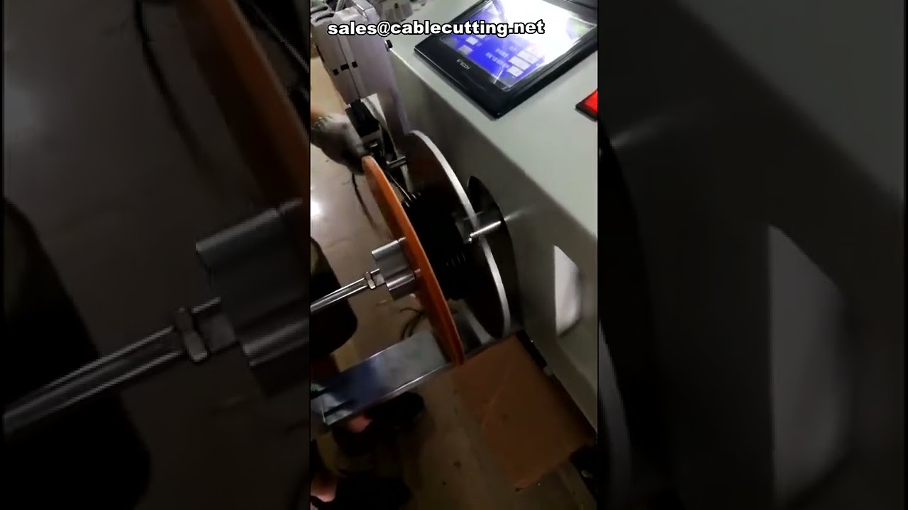Automatyczna maszyna do sortowania, nawijania i zwijania kabli