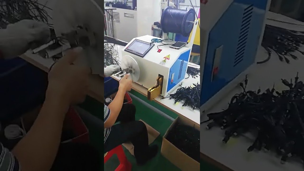 Automatyczna maszyna do zwijania i wiązania kabli – Wyprzedaż!