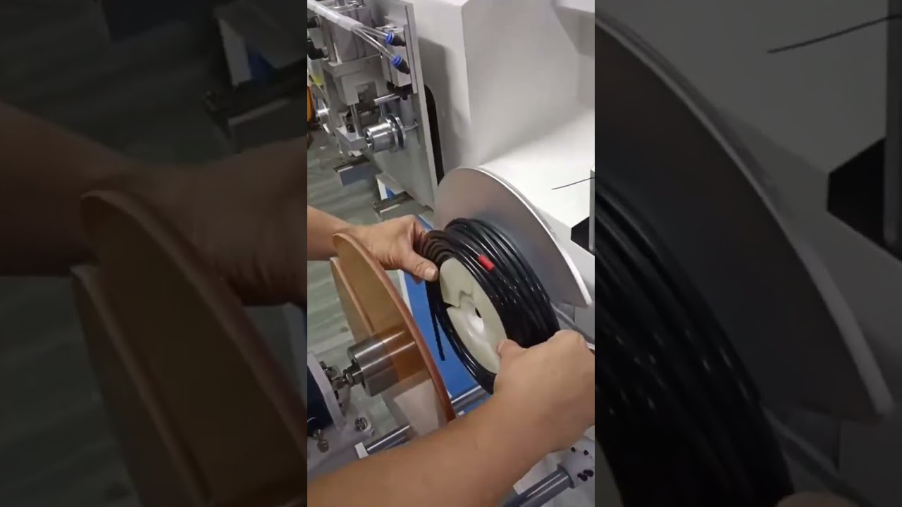 Automatyczne zliczanie, sortowanie, cięcie i wiązanie rurek do nawadniania kropelkowego – maszyna produkcyjna