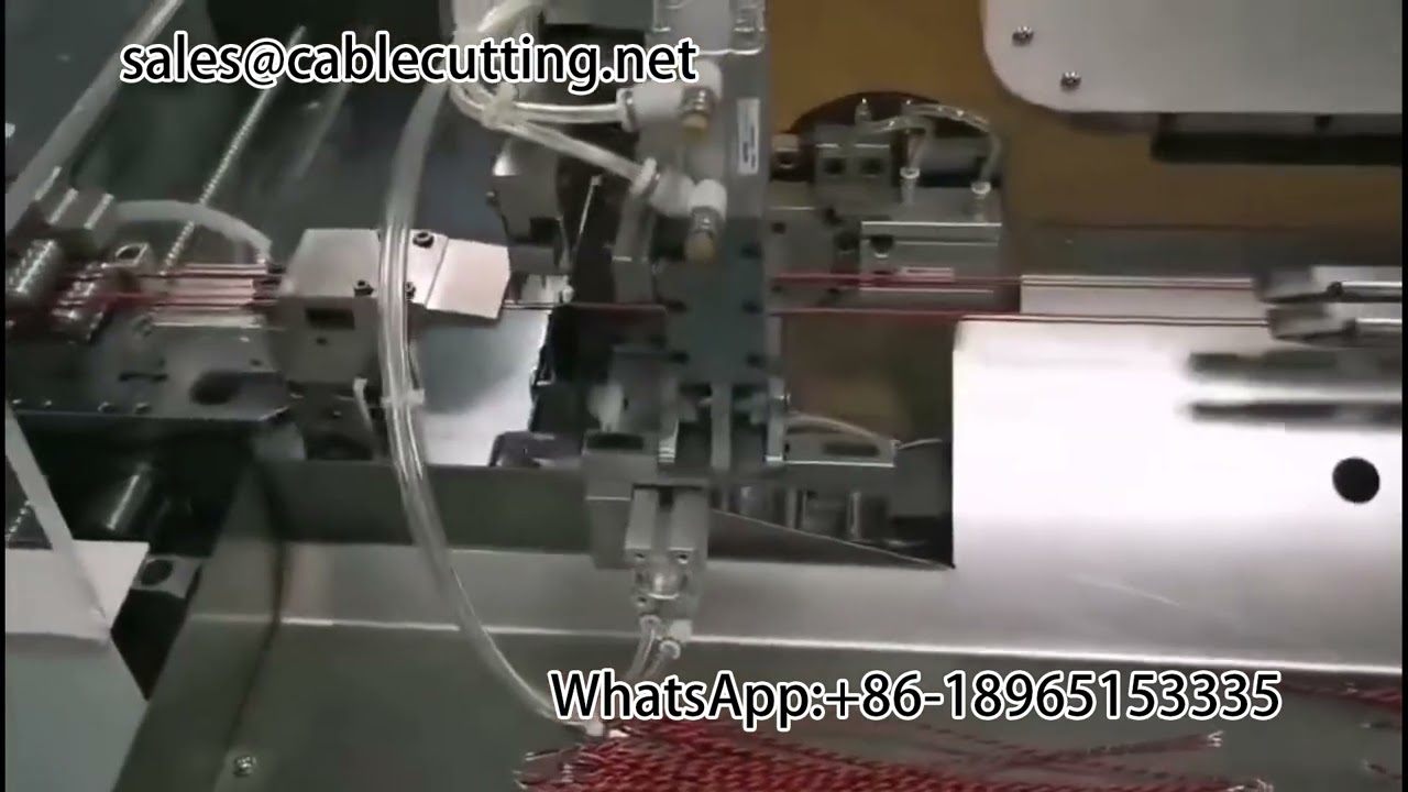 Automatyczna maszyna do skręcania przewodów #sprzęt do wiązek #automatyzacja produkcji wiązek