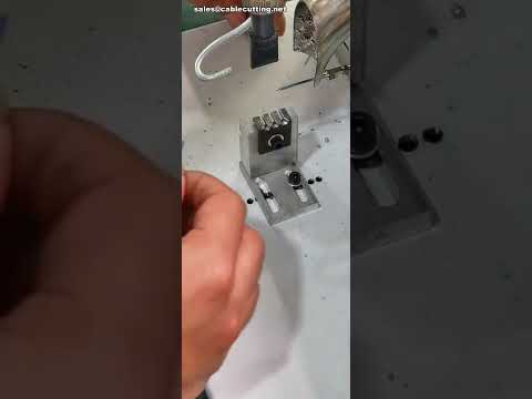 Półautomatyczna maszyna do lutowania - spawanie w odwrotnym kierunku (demo) #maszyna #fabryka