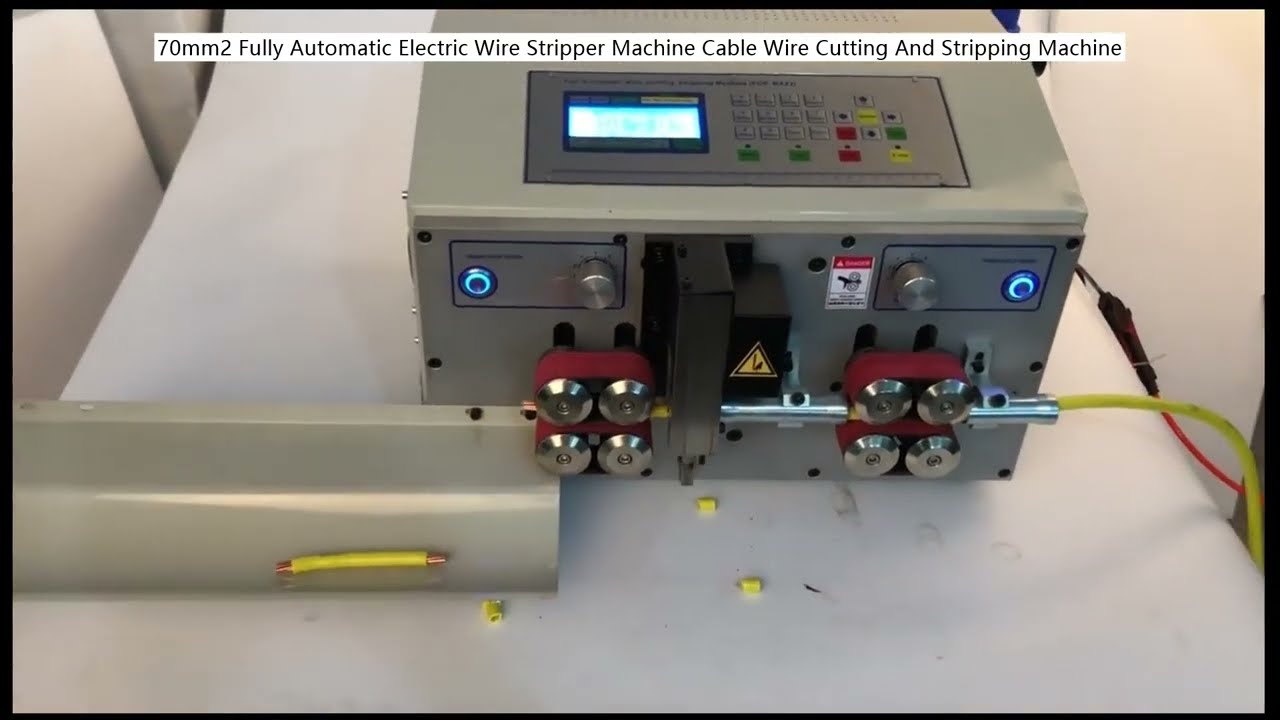 Fully Automaticzna Elektryczna Maszyna do Zdejmowania Izolacji 70mm2 - Cięcie i Zdejmowanie Izolacji Kabli