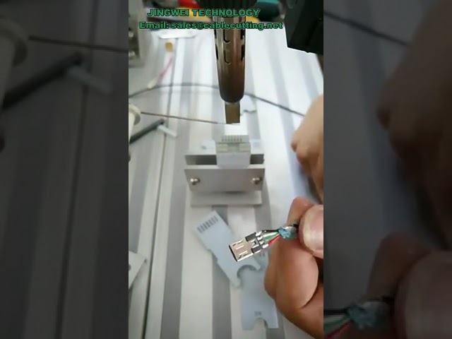 Precyzyjna zgrzewarka do kabli Type-C i USB-A – automatyczna maszyna do lutowania DIY