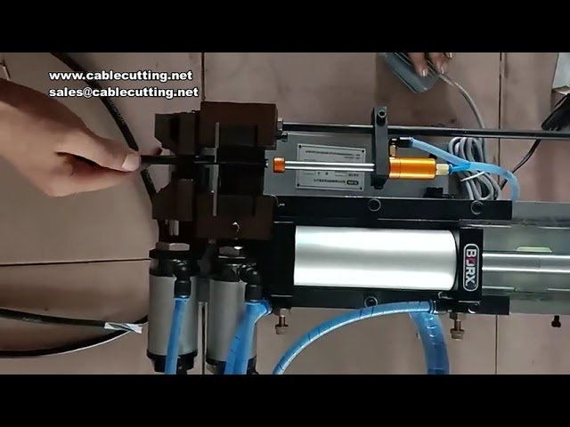 315 Pneumatyczno-Elektryczna Maszyna do Obierania Kabli Mała Mini Automatyczna Stripperka do Przewodów Zasilających C