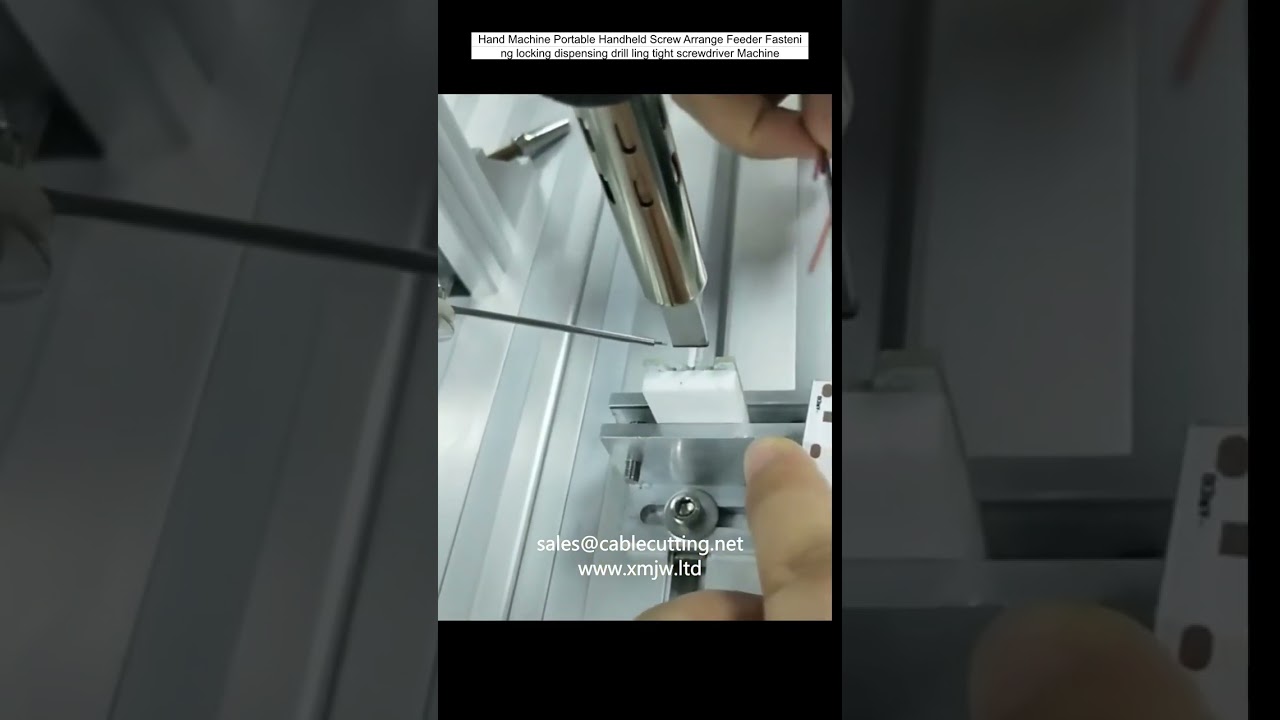 Przenośna ręczna podajnik śrub do szybkiego montażu i dokręcania