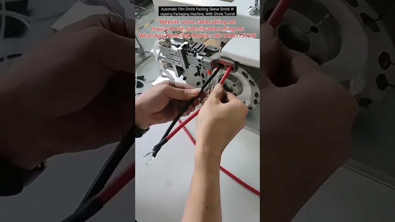 Automatyczna maszyna do pakowania w folię termokurczliwą z tunelem termokurczliwym